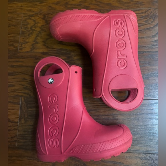 {CROCS} Kids Handle It Pull On Rain Boots unisex - Picture 2 of 8